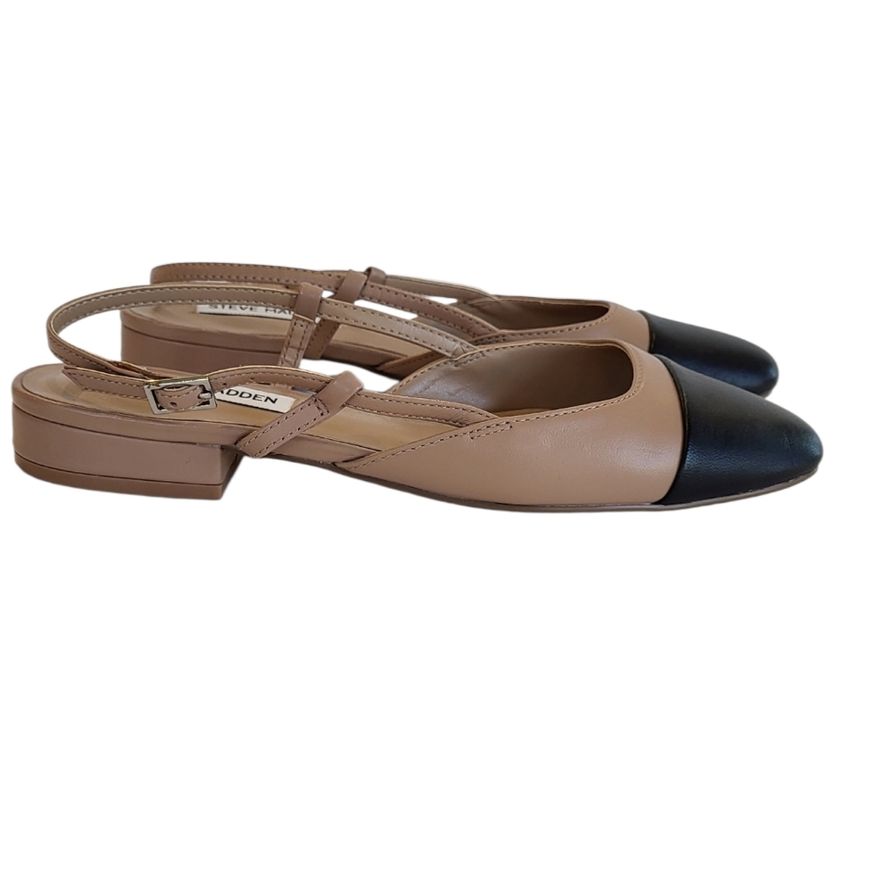 Steve Madden Cap Toe Slingback Flats